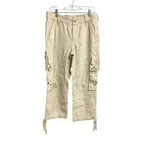 Lauren Jeans Company Ralph Lauren Khaki Women's Size 8 Paratrooper Cargo Pants